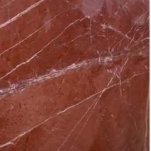 red marble marble countertop with light veining