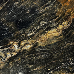 gold fire granite is a preferred material for countertops with golden and brown veining in USA.